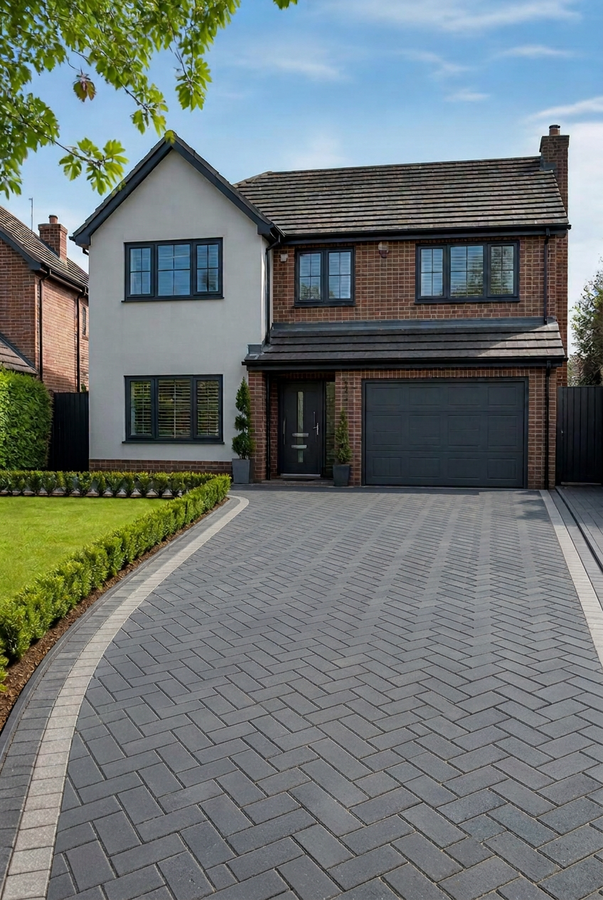 Block Paved Driveway project by ProGround in Walsall